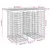 Produktbild 8 för Trädgårdsbänk gabion-design 100x70x72 cm massivt douglasträ