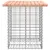 Produktbild 4 för Trädgårdsbänk gabion-design 100x70x72 cm massivt douglasträ
