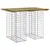 Produktbild 2 för Trädgårdsbänk gabion-design 100x70x72 cm impregnerad furu