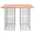 Produktbild 3 för Trädgårdsbänk gabion-design 100x102x72 cm massivt douglasträ