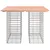 Produktbild 5 för Trädgårdsbänk gabion-design 100x102x72 cm massivt douglasträ
