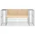 Produktbild 3 för Trädgårdsbänk gabion-design 143x71x65,5 cm massiv furu