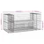 Produktbild 8 för Trädgårdsbänk gabion-design 143x71x65,5 cm massiv furu