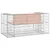 Produktbild 5 för Trädgårdsbänk gabion-design 143x71x65,5 cm massivt douglasträ
