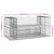 Produktbild 8 för Trädgårdsbänk gabion-design 143x71x65,5 cm massivt douglasträ
