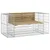 Produktbild 2 för Trädgårdsbänk gabion-design 143x71x65,5 cm impregnerad furu