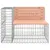 Produktbild 3 för Trädgårdsbänk gabion-design 92x71x65,5 cm massivt douglasträ