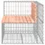 Produktbild 4 för Trädgårdsbänk gabion-design 92x71x65,5 cm massivt douglasträ