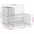 Produktbild 8 för Trädgårdsbänk gabion-design 92x71x65,5 cm massivt douglasträ