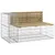 Produktbild 2 för Trädgårdsbänk gabion-design 122x71x65,5 cm impregnerad furu