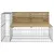 Produktbild 3 för Trädgårdsbänk gabion-design 122x71x65,5 cm impregnerad furu