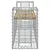 Produktbild 4 för Trädgårdsbänk gabiondesign 183x41x60,5 cm impregnerad furu