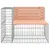 Produktbild 4 för Trädgårdsbänk gabiondesign 184x71x65,5 cm massivt douglasträ