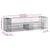 Produktbild 7 för Trädgårdsbänk gabiondesign 244x71x65,5 cm massiv furu