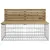 Produktbild 6 för Trädgårdsbänk gabiondesign 287x71x65,5 cm impregnerad furu