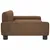 Produktbild 4 för Barnsoffa brun 90x53x30 cm tyg