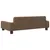 Produktbild 5 för Barnsoffa brun 90x53x30 cm tyg