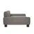 Produktbild 4 för Barnsoffa mullvadsbrun 90x53x30 cm tyg