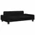Produktbild 2 för Barnsoffa svart 90x53x30 cm tyg