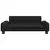 Produktbild 3 för Barnsoffa svart 90x53x30 cm konstläder