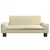 Produktbild 3 för Barnsoffa gräddvit 70x45x30 cm tyg