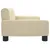Produktbild 4 för Barnsoffa gräddvit 70x45x30 cm tyg