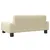 Produktbild 5 för Barnsoffa gräddvit 70x45x30 cm tyg