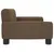 Produktbild 4 för Barnsoffa brun 70x45x30 cm tyg
