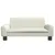 Produktbild 3 för Barnsoffa gräddvit 70x45x30 cm konstläder