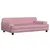 Produktbild 2 för Barnsoffa rosa 90x53x30 cm sammet