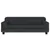 Produktbild 3 för Barnsoffa svart 90x53x30 cm sammet