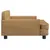 Produktbild 4 för Barnsoffa brun 90x53x30 cm sammet