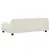 Produktbild 5 för Barnsoffa gräddvit 90x53x30 cm sammet