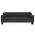 Produktbild 3 för Barnsoffa svart 90x53x30 cm konstläder