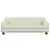 Produktbild 3 för Barnsoffa gräddvit 90x53x30 cm konstläder