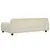 Produktbild 5 för Barnsoffa gräddvit 90x53x30 cm konstläder