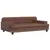 Produktbild 2 för Barnsoffa brun 90x53x30 cm konstläder