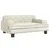 Produktbild 2 för Barnsoffa gräddvit 70x45x30 cm sammet
