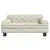 Produktbild 3 för Barnsoffa gräddvit 70x45x30 cm konstläder