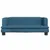 Produktbild 3 för Barnsoffa blå 80x45x30 cm sammet