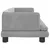 Produktbild 4 för Barnsoffa ljusgrå 80x45x30 cm sammet