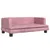Produktbild 2 för Barnsoffa rosa 80x45x30 cm sammet