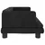 Produktbild 4 för Barnsoffa svart 80x45x30 cm sammet