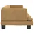 Produktbild 4 för Barnsoffa brun 80x45x30 cm sammet