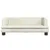 Produktbild 3 för Barnsoffa gräddvit 80x45x30 cm sammet