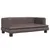 Produktbild 2 för Barnsoffa brun 80x45x30 cm konstläder