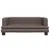 Produktbild 3 för Barnsoffa brun 80x45x30 cm konstläder