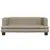 Produktbild 3 för Barnsoffa cappuccino 80x45x30 cm konstläder