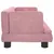 Produktbild 4 för Barnsoffa rosa 60x40x30 cm sammet