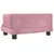 Produktbild 5 för Barnsoffa rosa 60x40x30 cm sammet